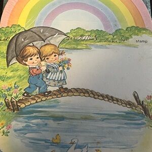 Vintage Over the Rainbow Seal 'N Send Letters Kit-12 count